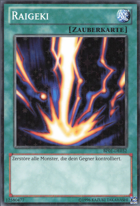 Raigeki (V.2) BP01-DE032 Starfoil Rare