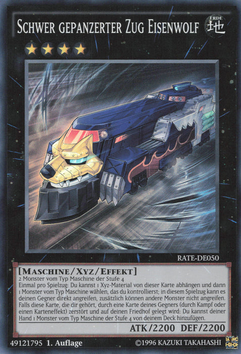 Schwer gepanzerter Zug Eisenwolf RATE-DE050 Super Rare