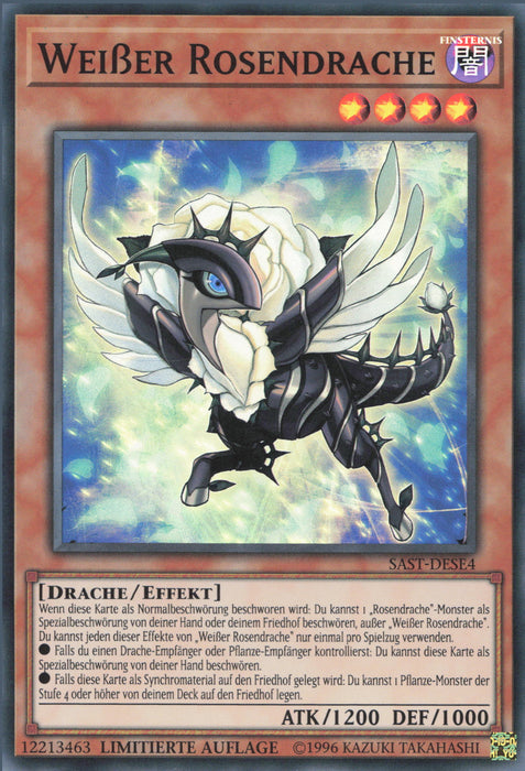 Weißer Rosendrache SAST-DESE4 Super Rare