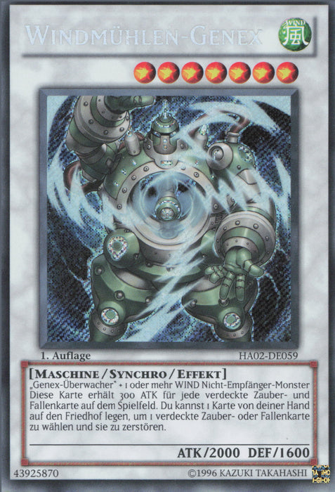 Windmühlen-Genex HA02-DE059 Secret Rare
