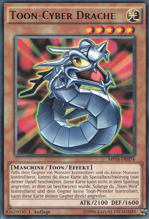 Toon-Cyber Drache MP16-DE074 Rare