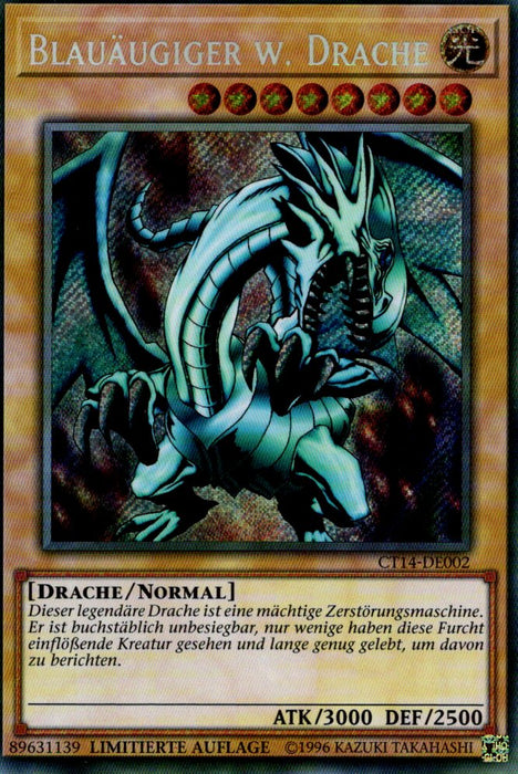 Blauäugiger w. Drache CT14-DE002 Secret Rare