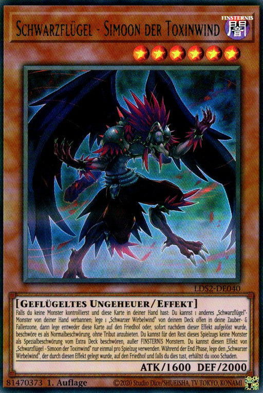 Schwarzflügel - Simoon der Toxinwind LDS2-DE040 Ultra Rare (Grün)