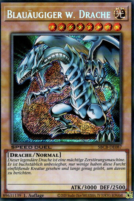 Blauäugiger w. Drache SBCB-DE087 Secret Rare