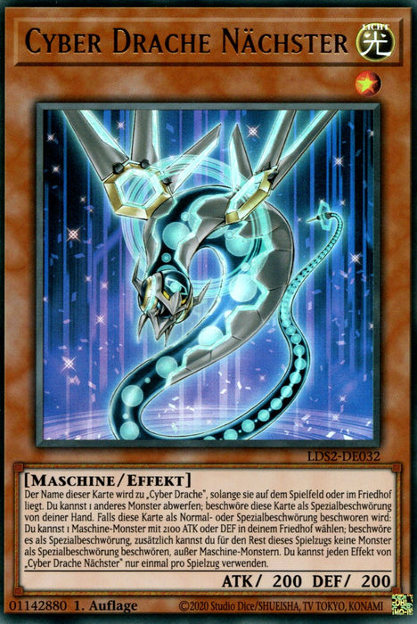 Cyber Drache Nächster LDS2-DE032 Ultra Rare (Gold)