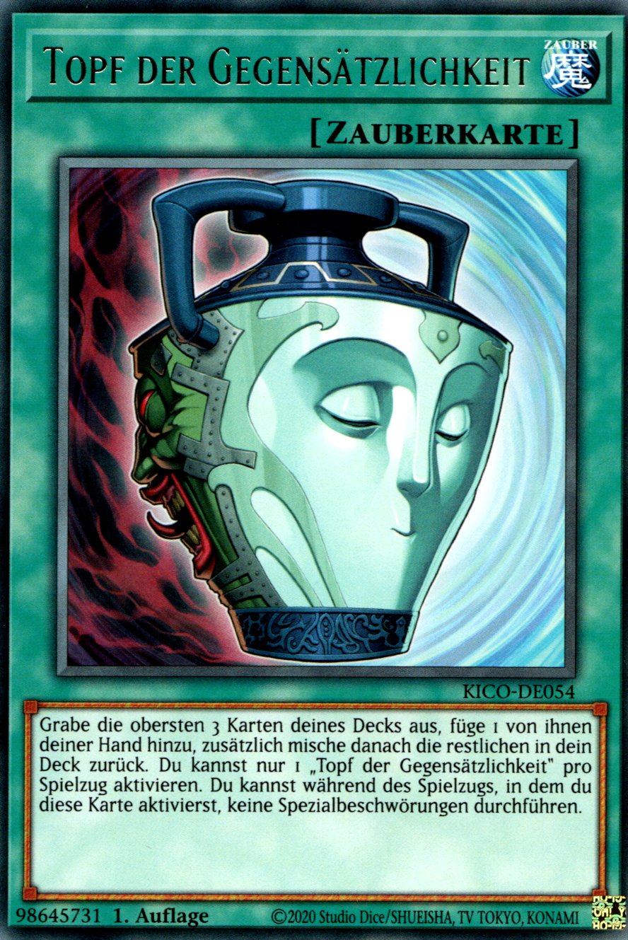 Topf der Gegensätzlichkeit KICO-DE054 Rare