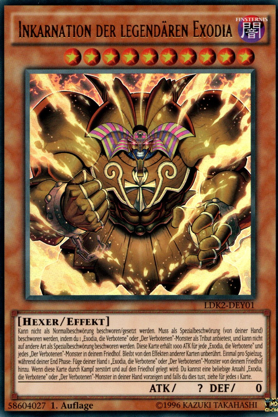 Yu-Gi-Oh! Inkarnation der legendären Exodia