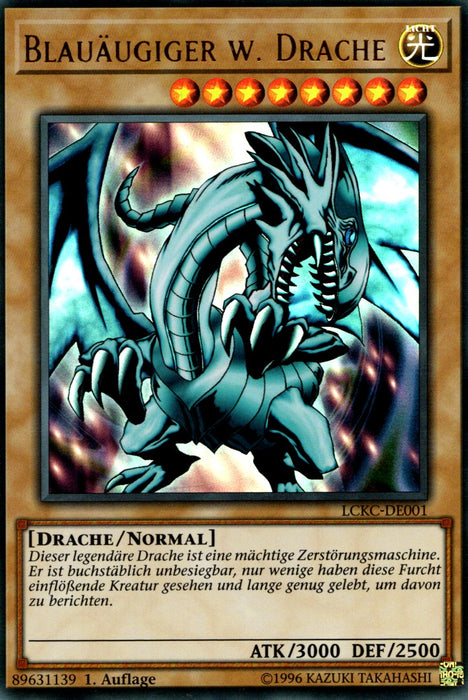 Blauäugiger w. Drache LCKC-DE001 Ultra Rare (V.1)